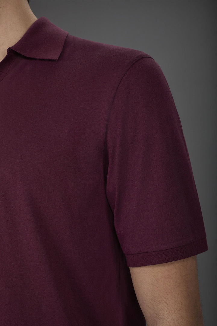 Organic Cotton Derby Collar Polo Shirt for Men — gallery
