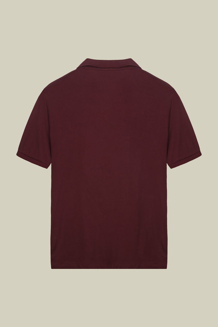 Organic Cotton Derby Collar Polo Shirt for Men — gallery