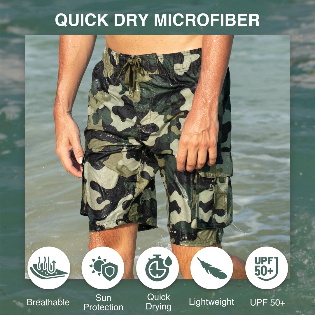 Camo Swim Trunks for Men - gallery