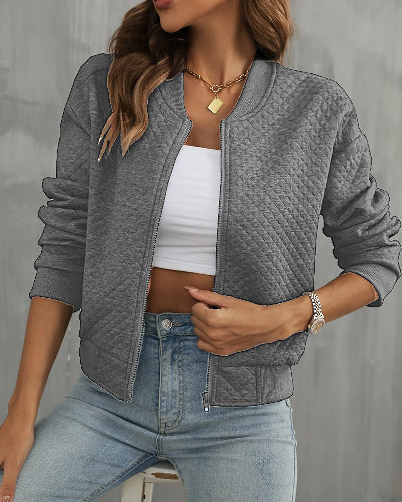 Madilyn Bomber Jacket - Relaxed Fit Outerwear for Women
