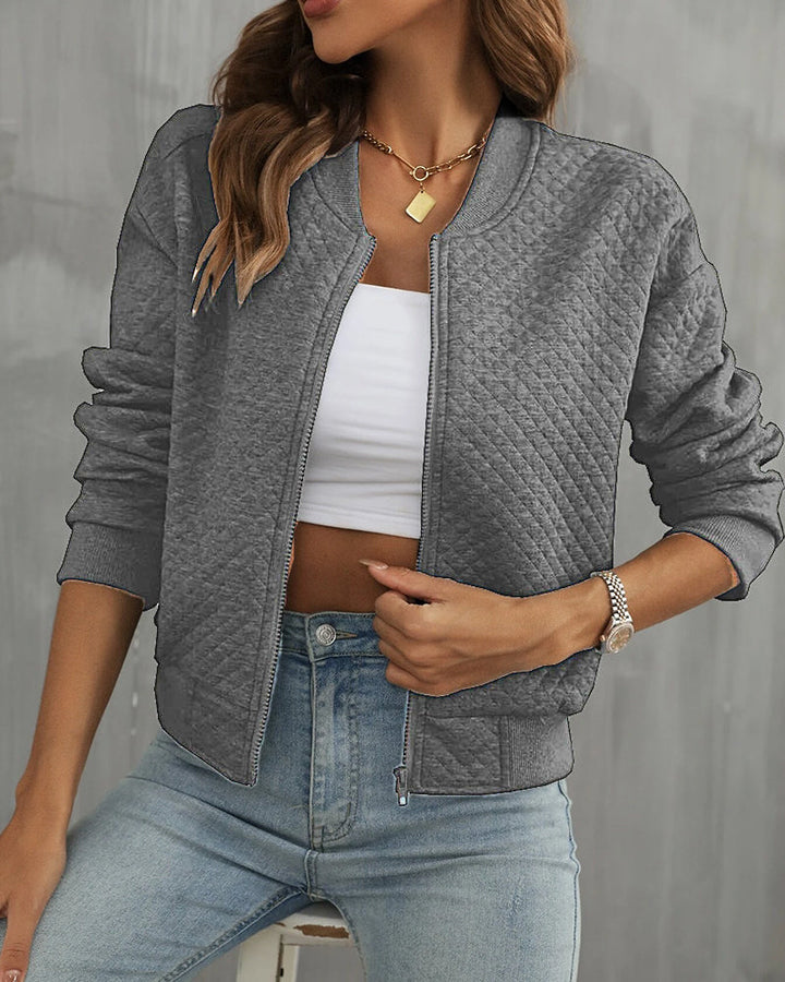 Madilyn Bomber Jacket - Relaxed Fit Outerwear for Women