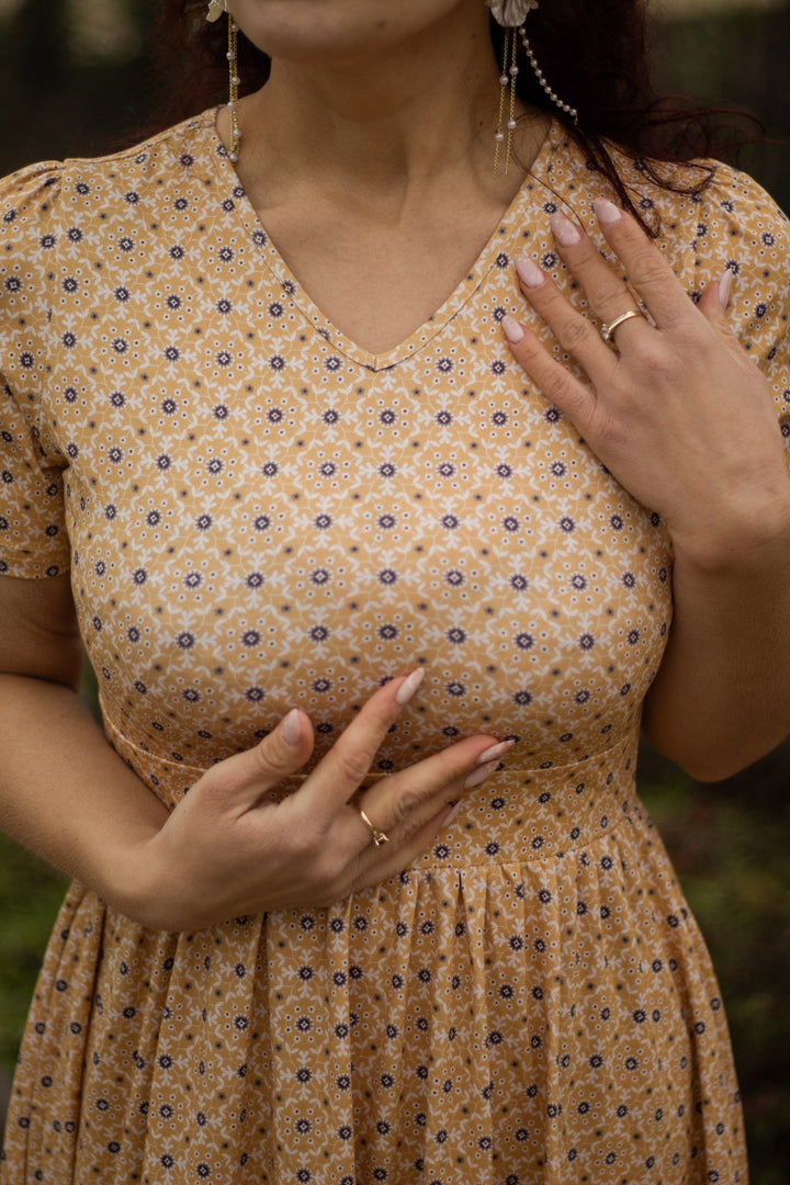 Citron Sunbeam ~ Canterbury Dress for Women - gallery