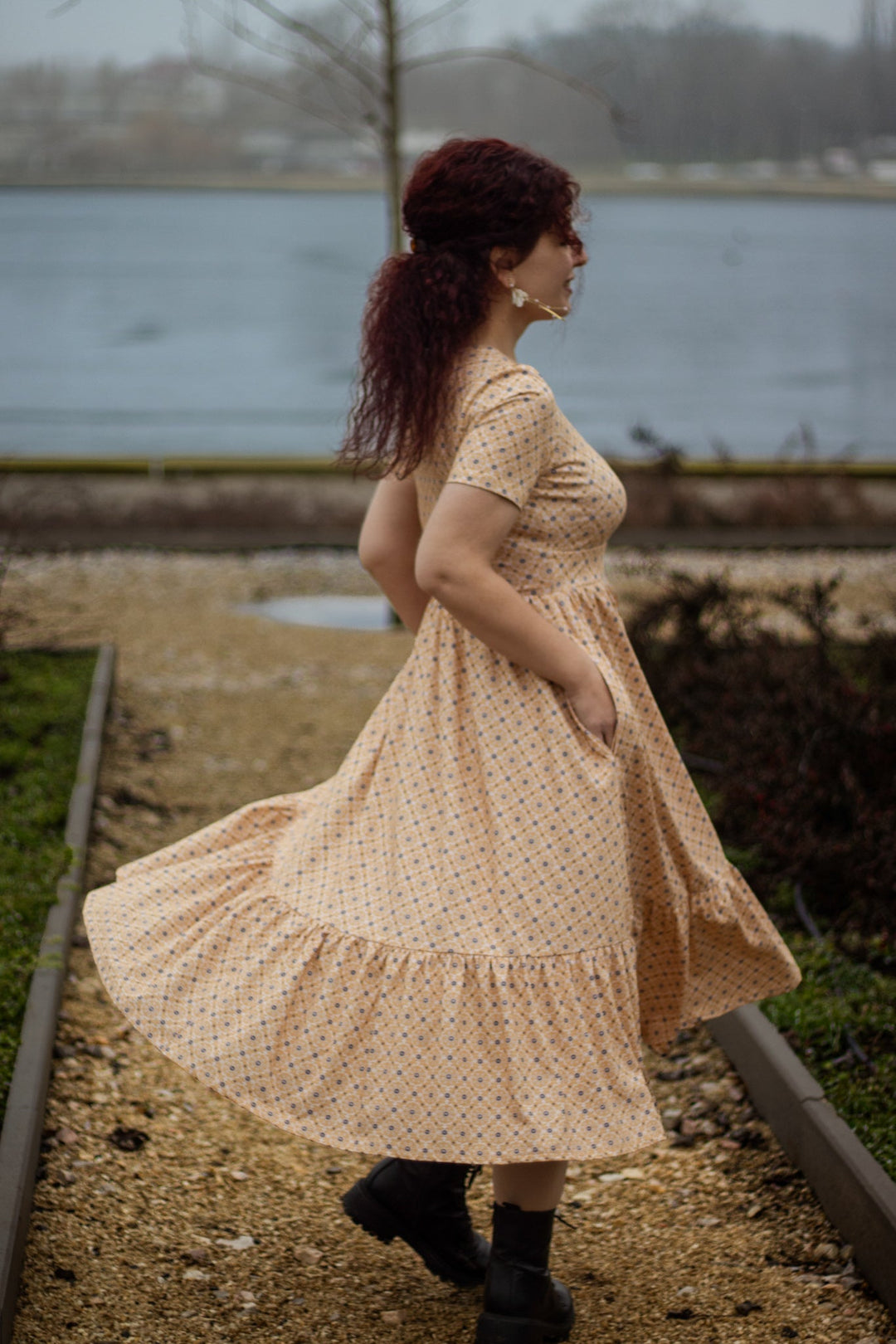 Citron Sunbeam ~ Canterbury Dress for Women - gallery