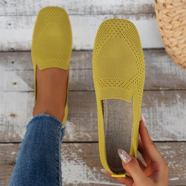 Low-Profile Non-Slip Flats with a Cushioned Insole