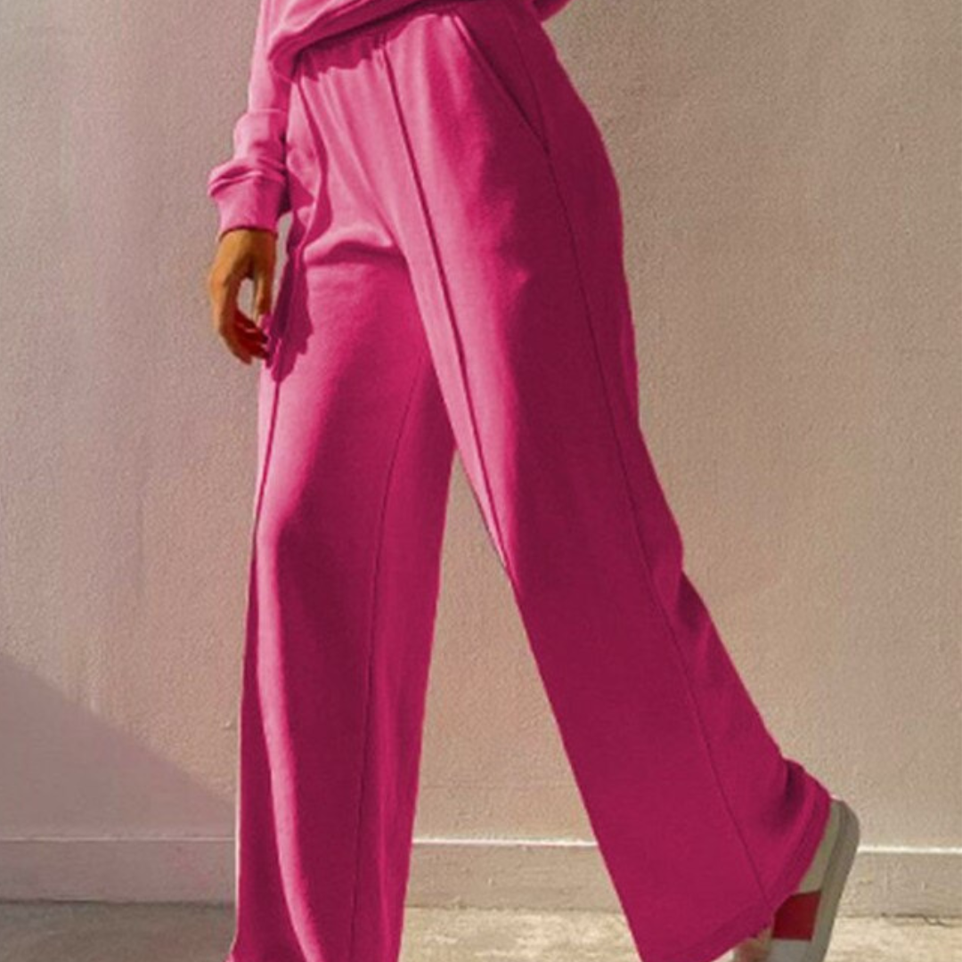 Two-Piece Jogging Set with Hoodie - Women's Activewear