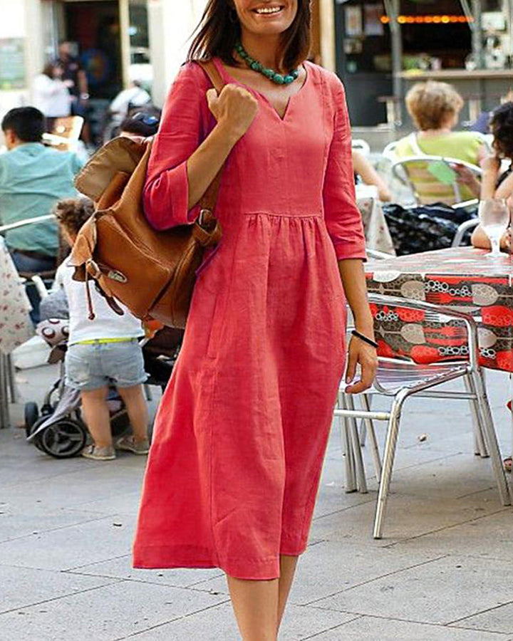Longline Tunic Dress in a Relaxed, Lightweight Cut