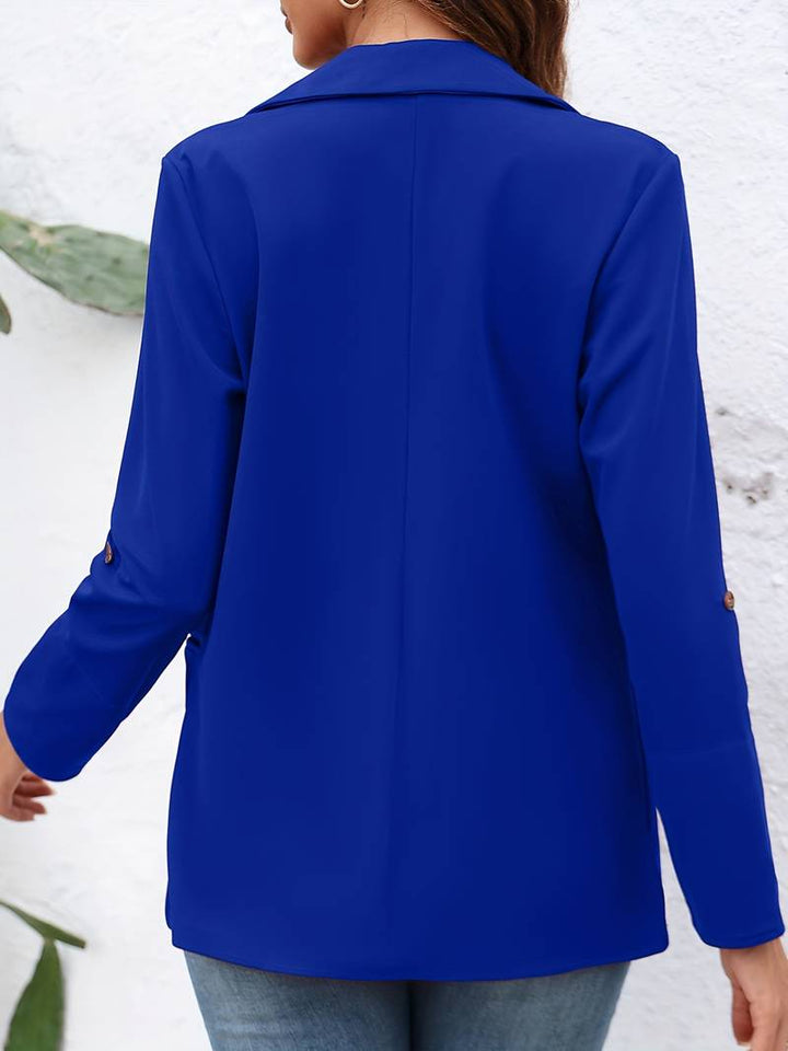 Open-Front Blazer with an Unstructured Relaxed Cut