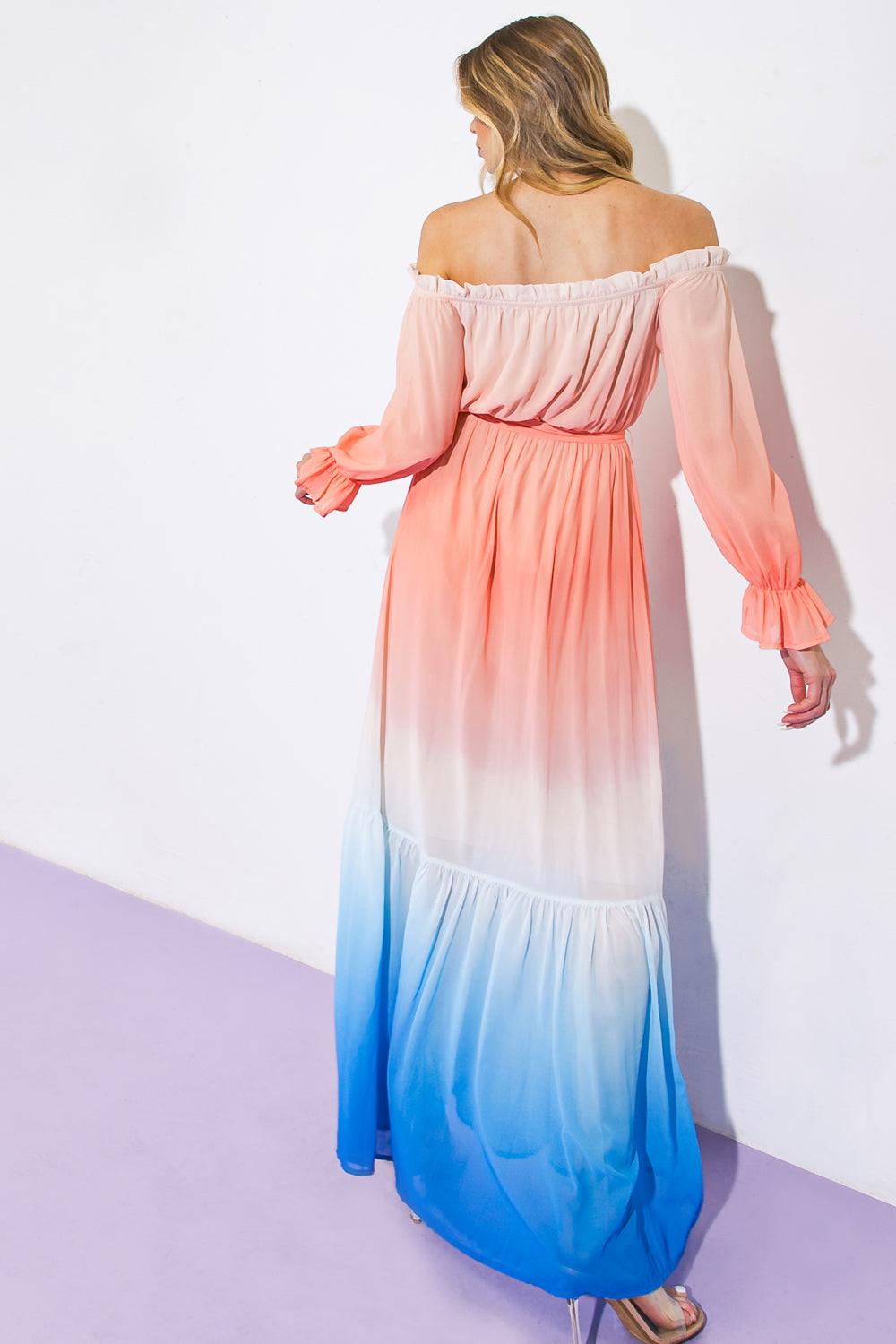 ENCHANT MY LOVE WOVEN MAXI DRESS — gallery