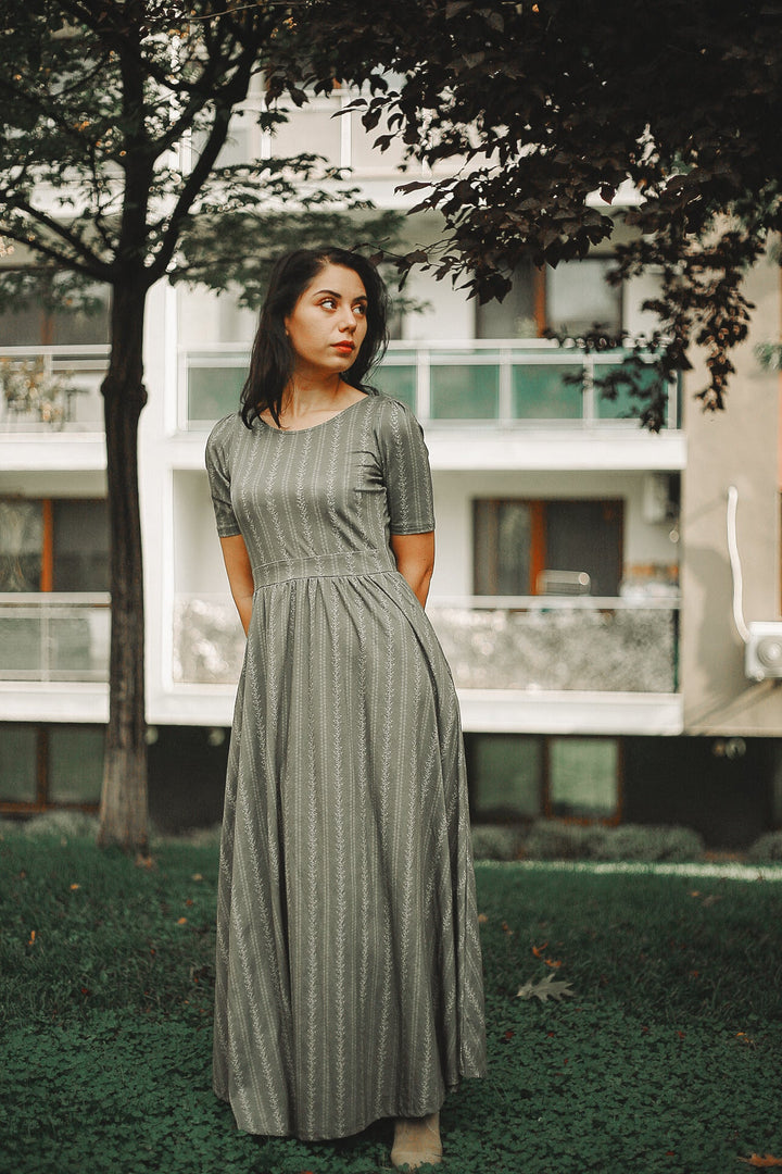 Printed Smock Dress for Women - gallery