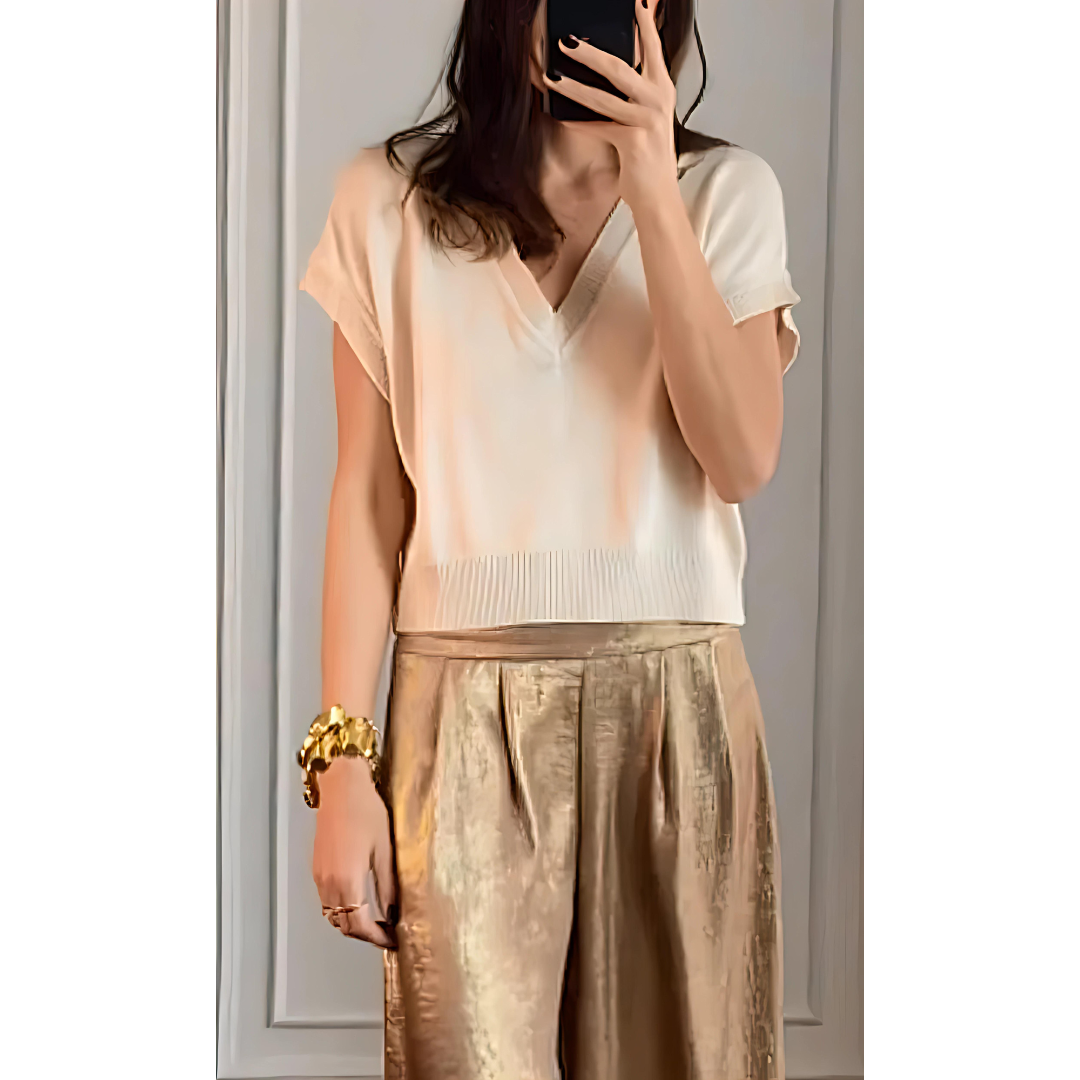 Wide-Leg High-Waisted Trousers in Multiple Colours