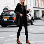 Elegant Women's Trench Coat Featuring Trendy Knot Accent