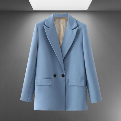 Double-Breasted Blazer for Women - Tailored Professional Fit