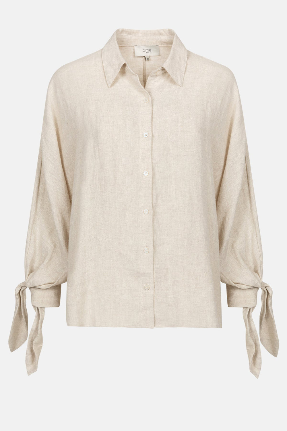 Nugget Linen Shirt W/ Bow Top for Women - gallery