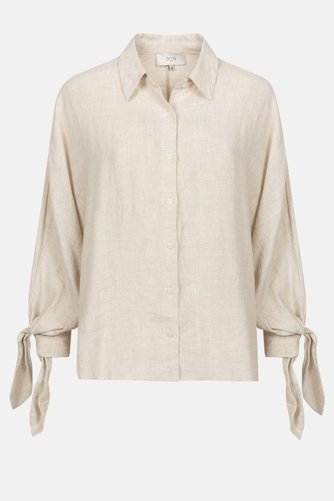 Nugget Linen Shirt W/ Bow Top for Women - gallery