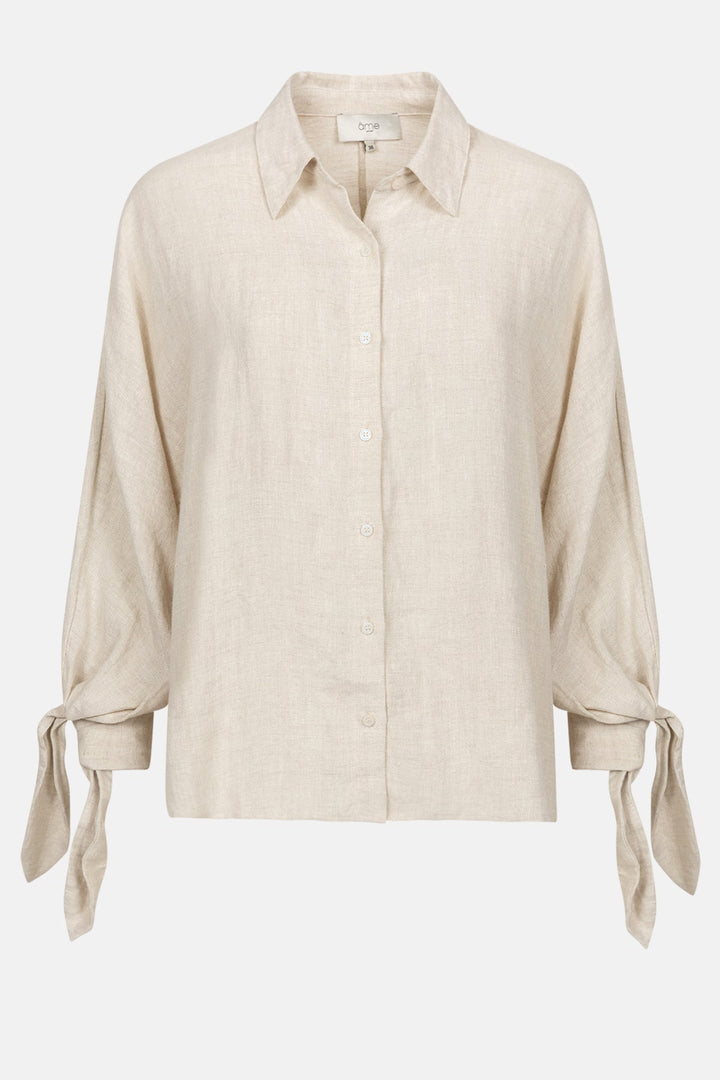 Nugget Linen Shirt W/ Bow Top for Women - gallery