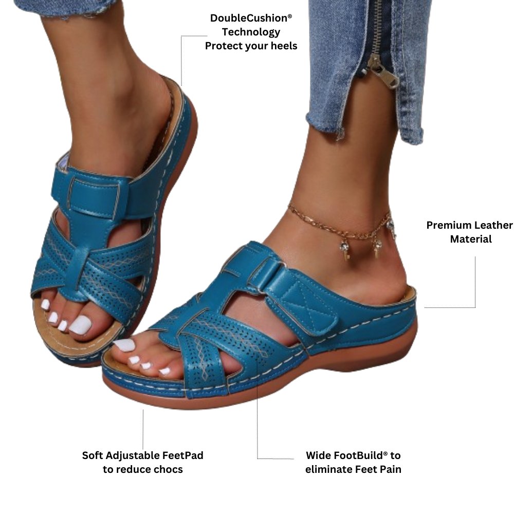 Orthopedic Bunion Corrector Cross-Strap Slippers - gallery