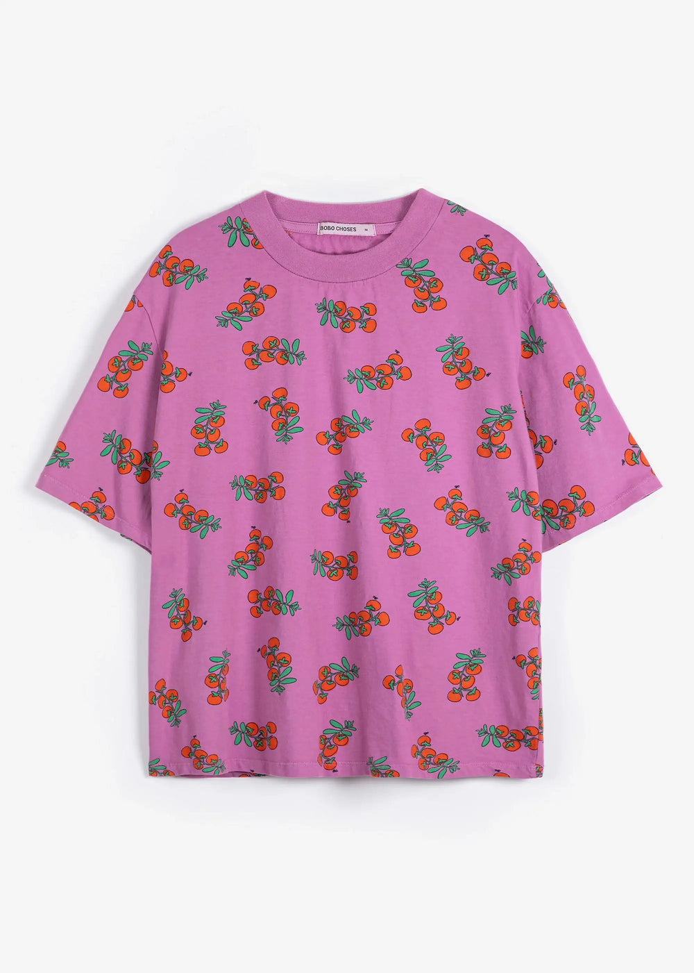 Tomatoes Print Fitted TShirt Top for Women - gallery