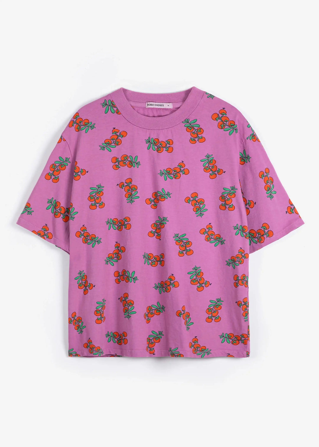 Tomatoes Print Fitted TShirt Top for Women - gallery