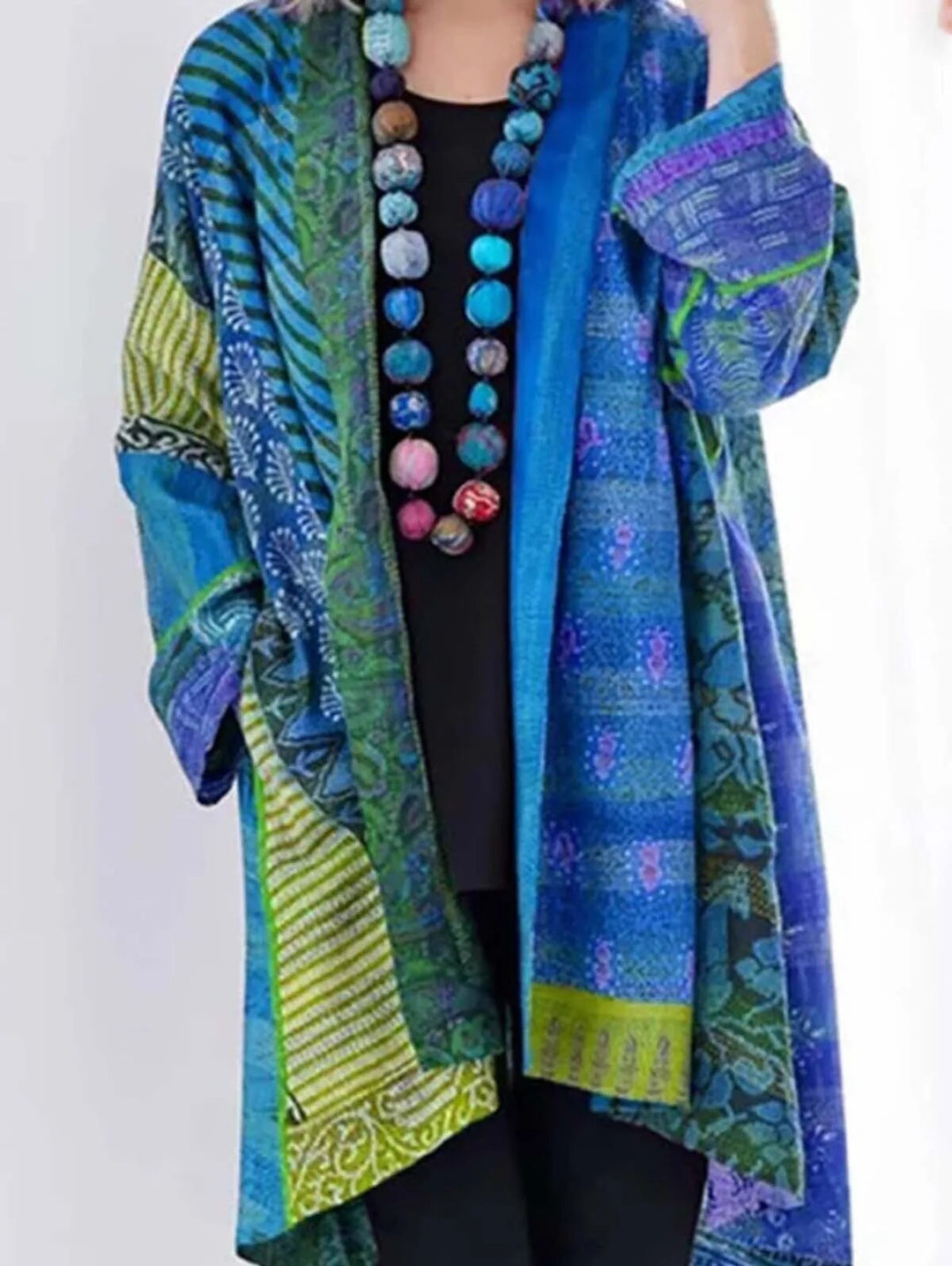 Josephine Open-Front Cotton Fine-Knit Cardigan for Women