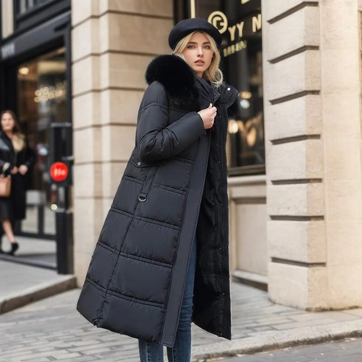 Longline Parka Coat in a Clean, Elongating Cut