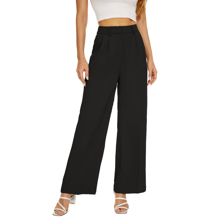 Loose Office Trousers Business Casual Pants Tall Type for Women