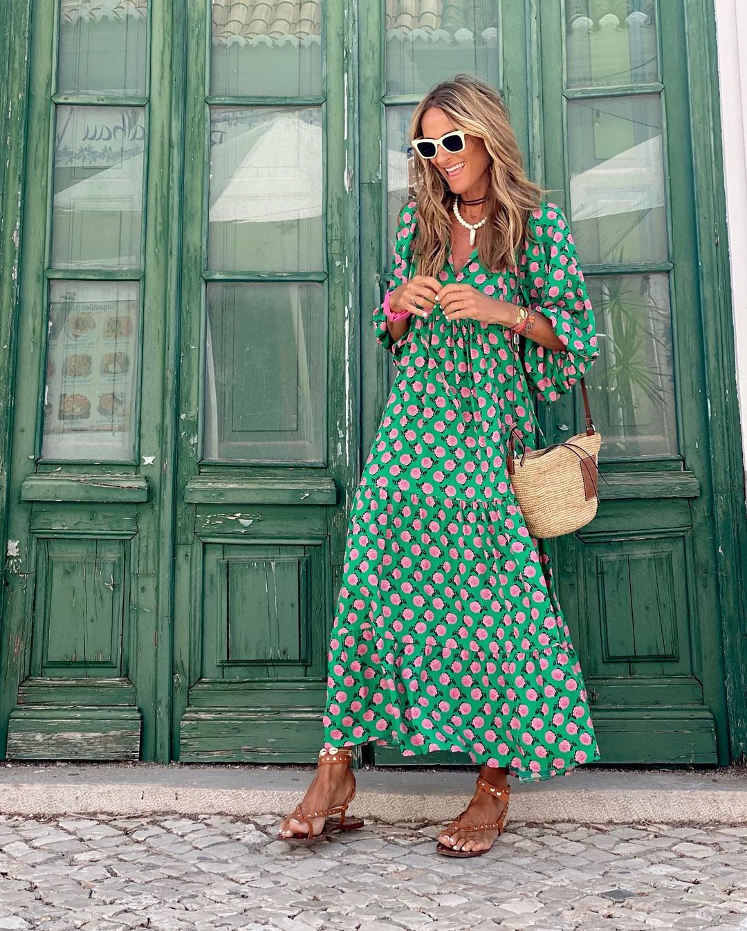 Daria Summer Dress with a Flattering Fluid Silhouette