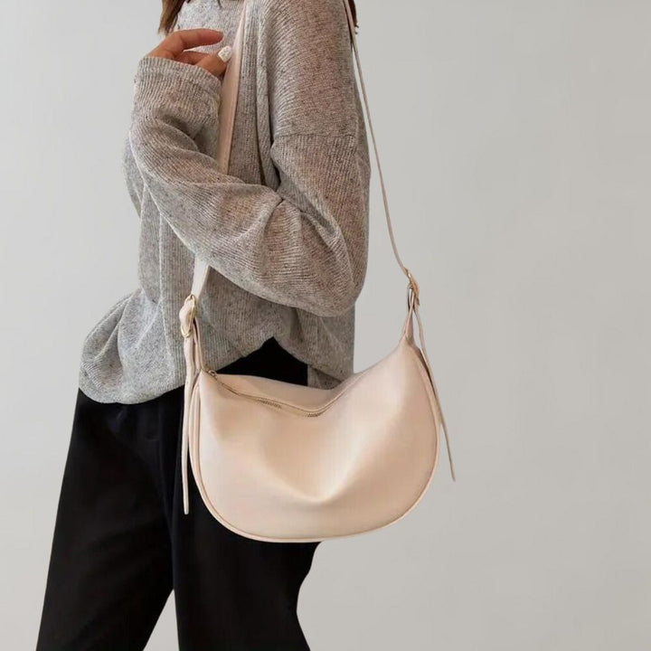 Vegan Leather Crossbody Bag with Adjustable Strap