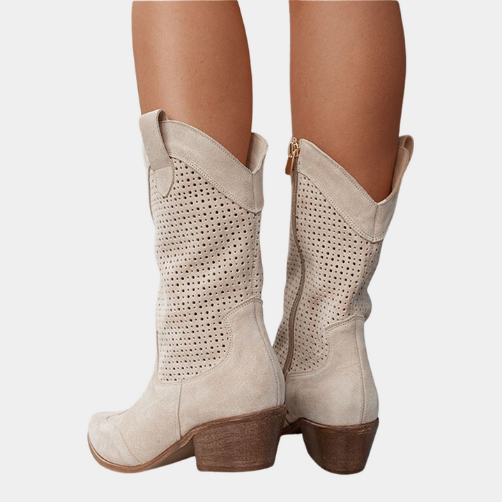 Lightweight Ventilated Cowboy Boots for Women