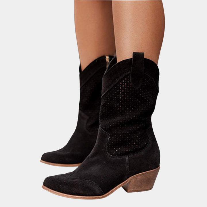 Lightweight Ventilated Cowboy Boots for Women