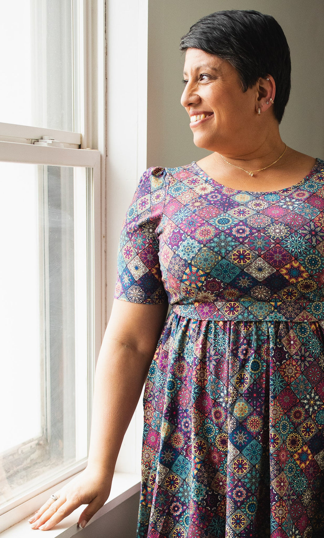 Kaleidoscope ~ Etta Dress for Women - gallery