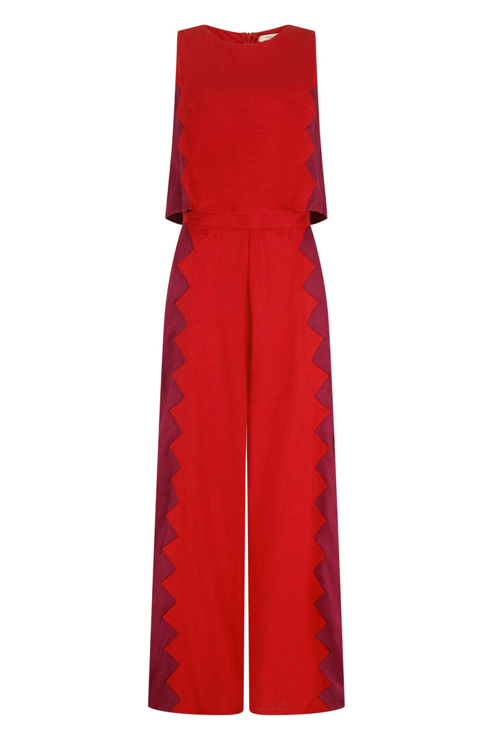 Charlie Jumpsuit In Foxglove Rosa — gallery