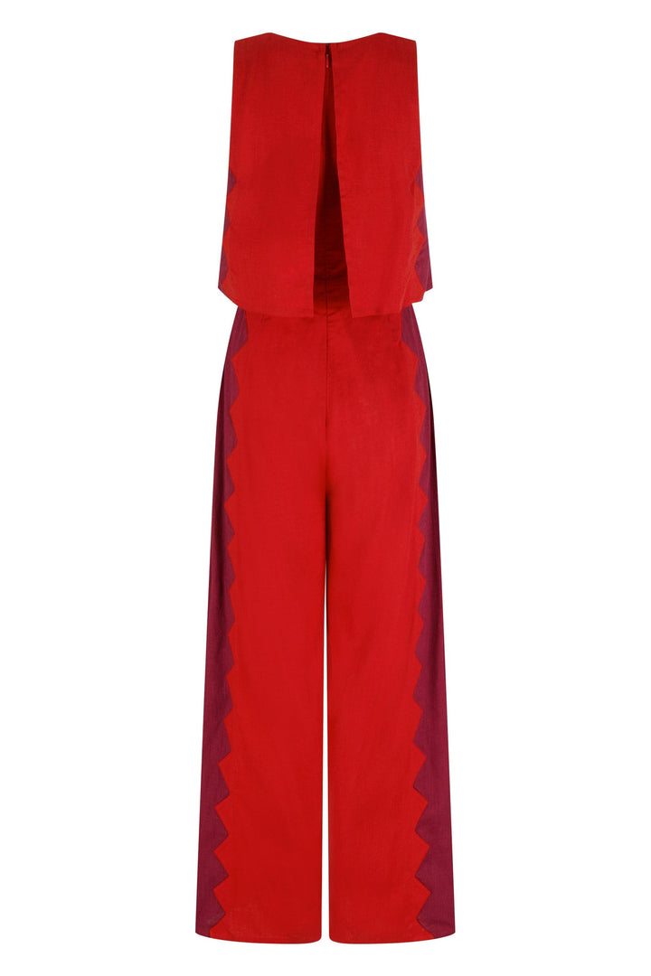 Charlie Jumpsuit In Foxglove Rosa — gallery