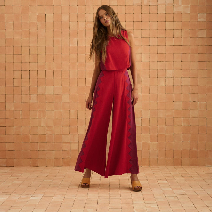 Charlie Jumpsuit In Foxglove Rosa — gallery