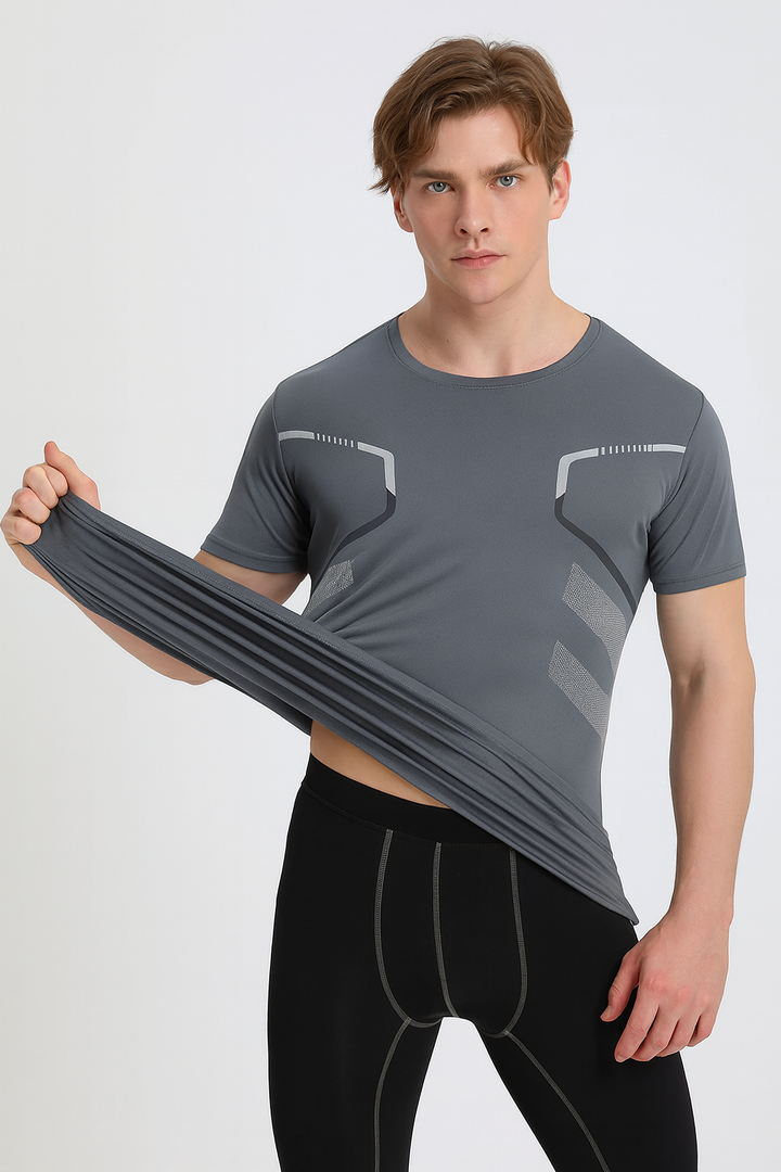 Casual Sport Top for Men - Gray