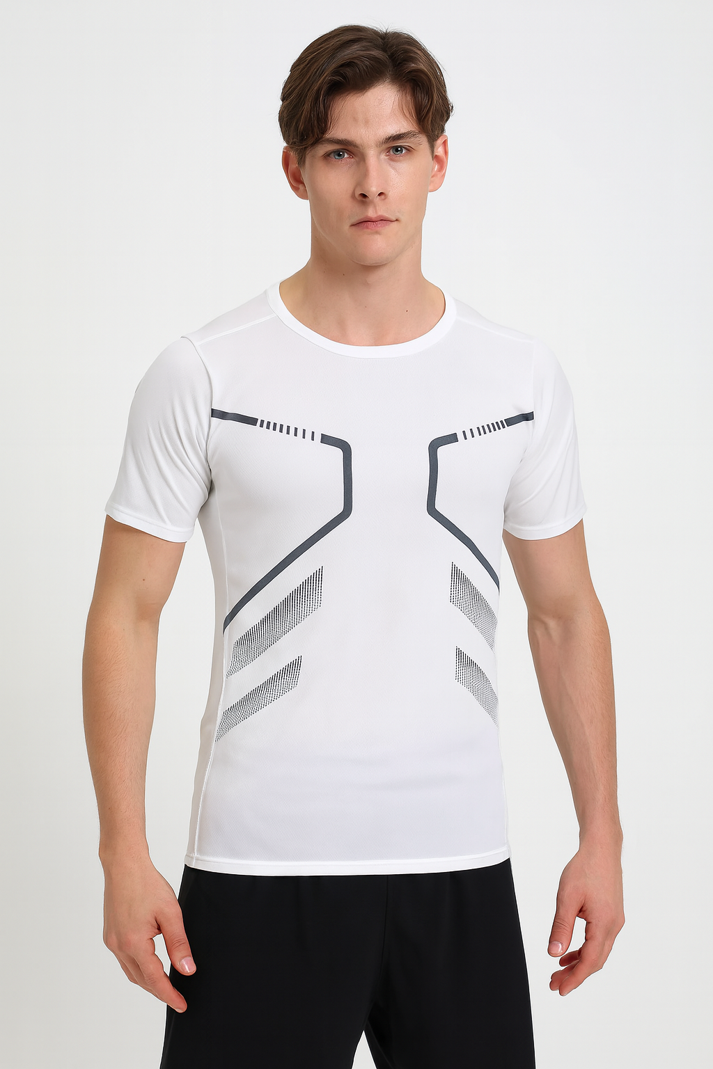 Casual Sport Top for Men - White