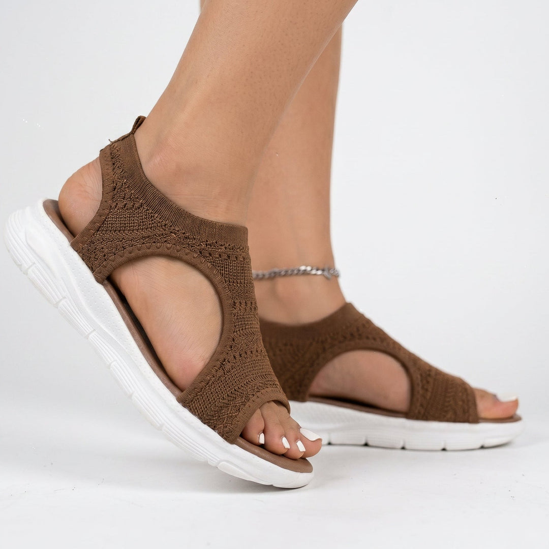 Stylish Black Wedge Sandals for Women