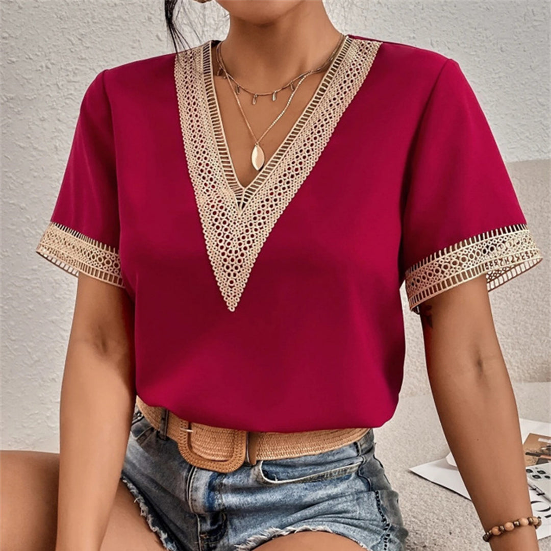 Relaxed-Fit Women's T-Shirt in Cotton-Blend Jersey