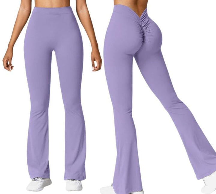 Legging Flared V Back Push Up Leggings for Women - gallery