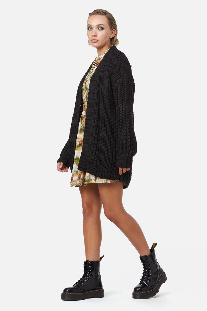 Field Work Chunky Knit Cardi Cardigan for Women - gallery