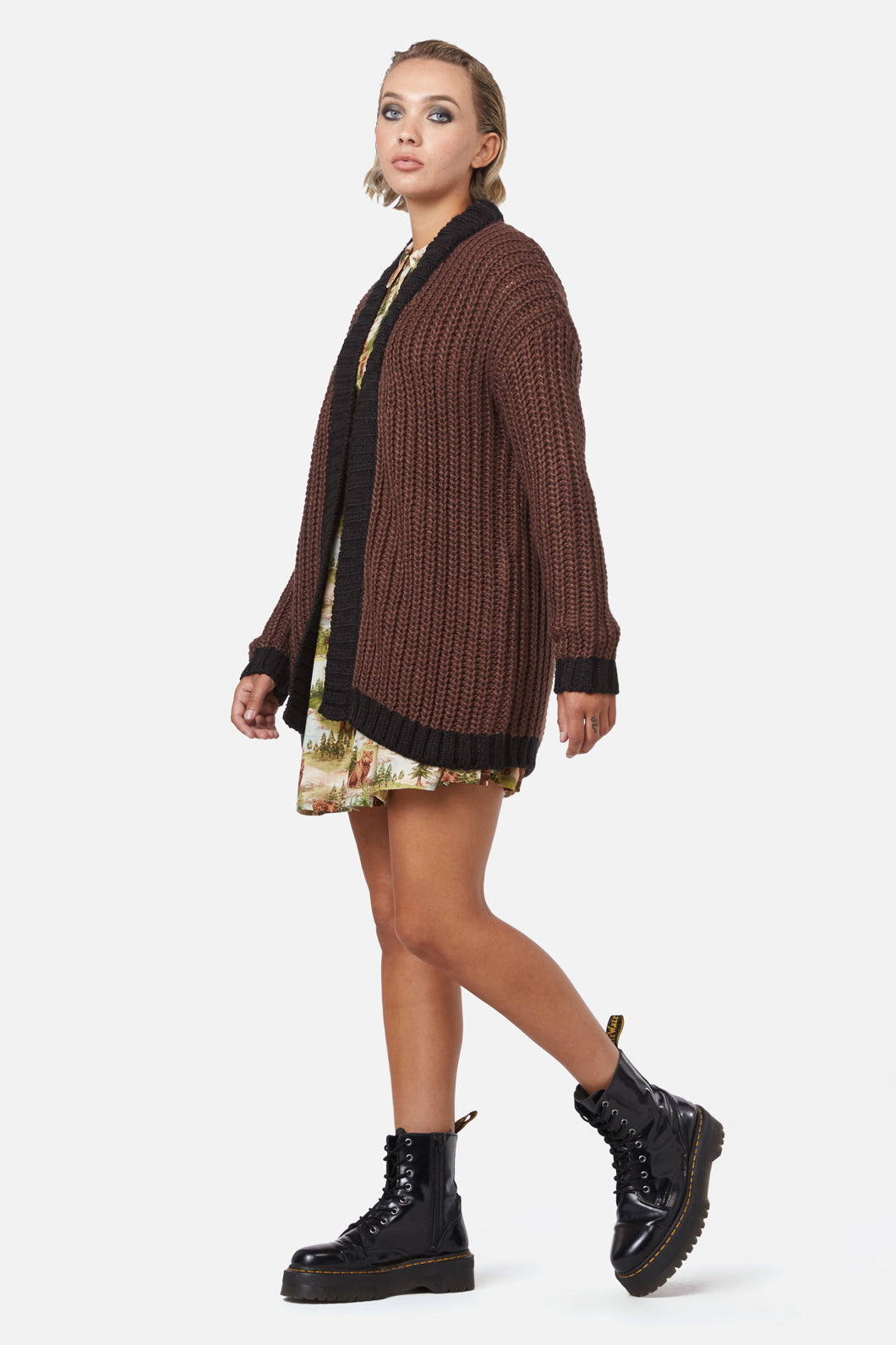 Field Work Chunky Knit Cardi Cardigan for Women - gallery