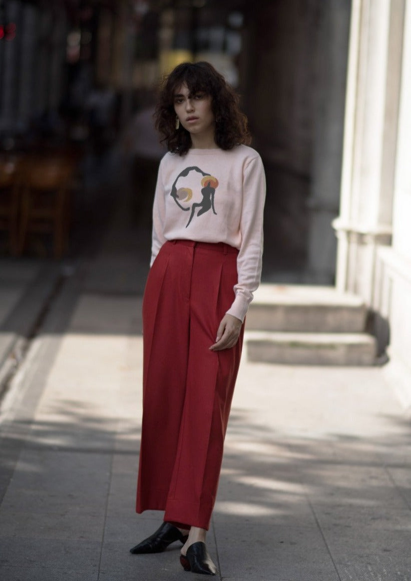 Hannah Sweater Knit Top for Women