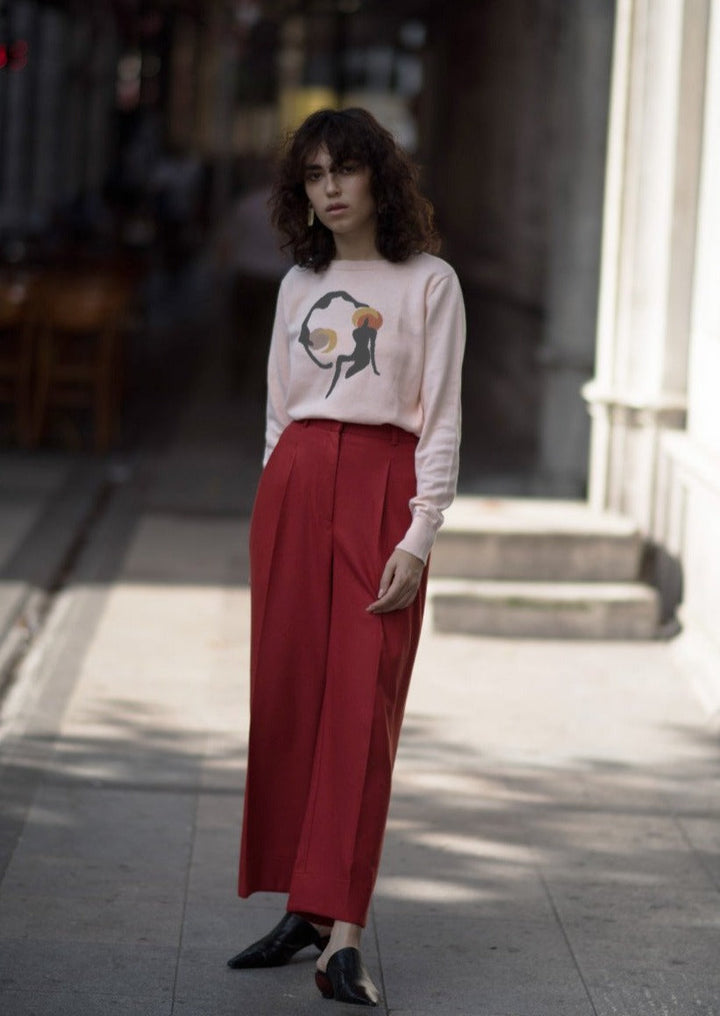 Hannah Sweater Knit Top for Women