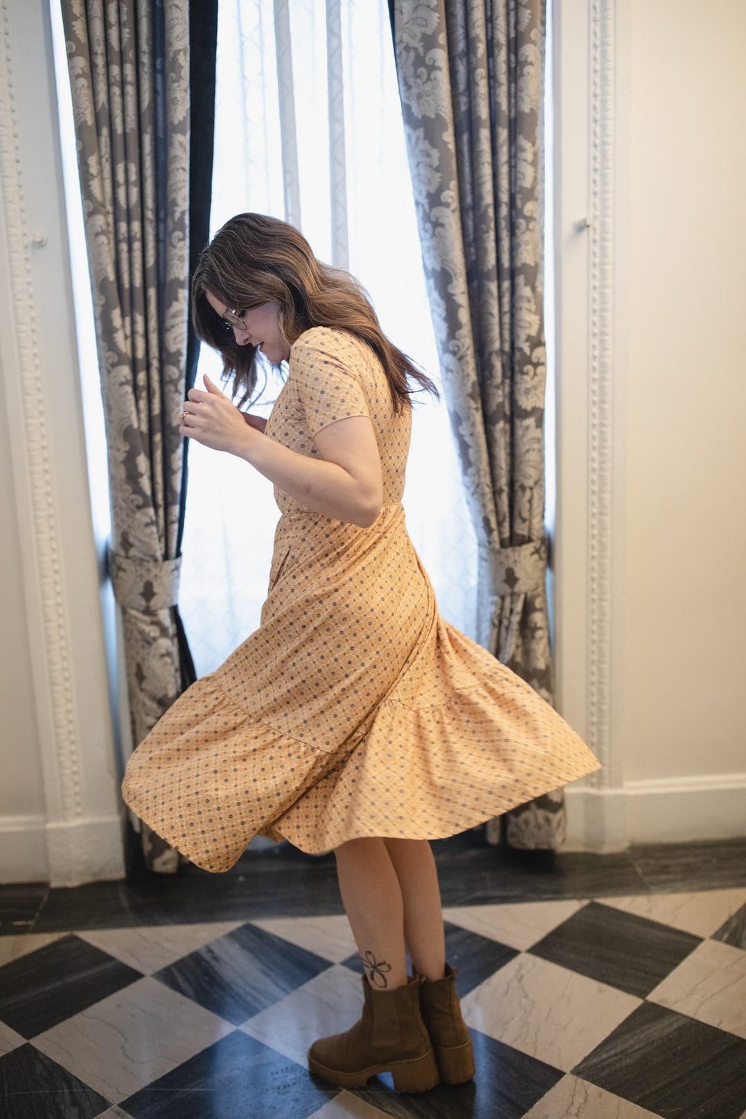 Citron Sunbeam ~ Canterbury Dress for Women - gallery