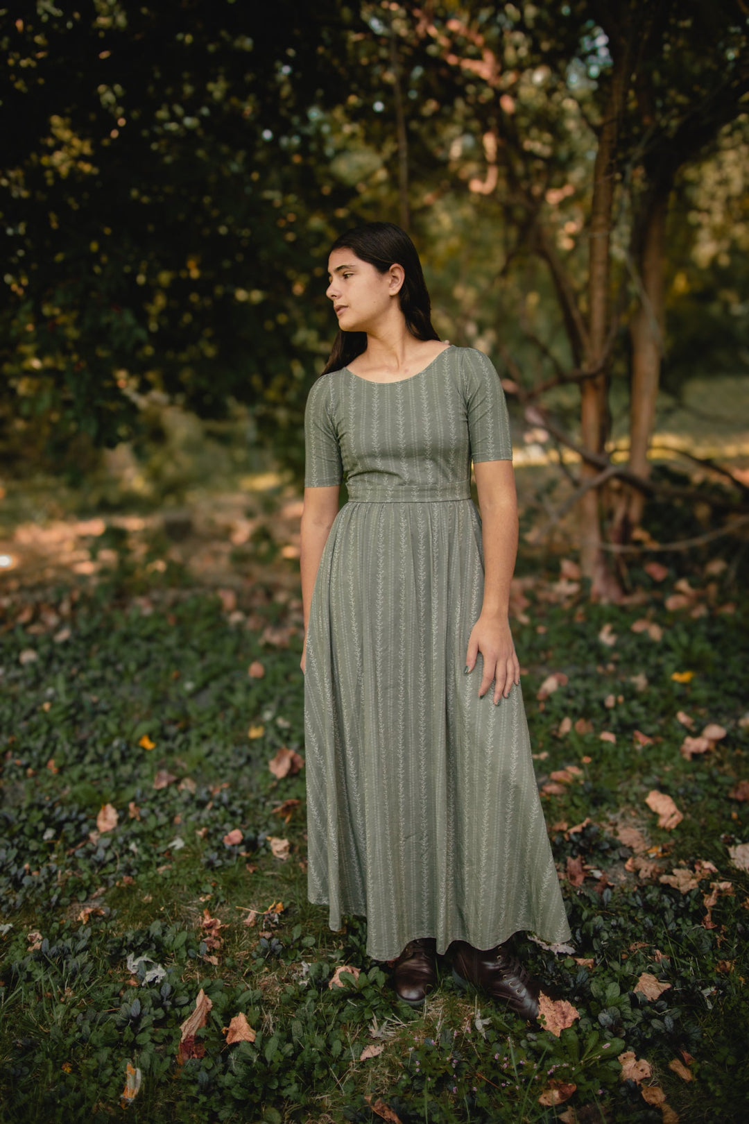 Printed Smock Dress for Women - gallery