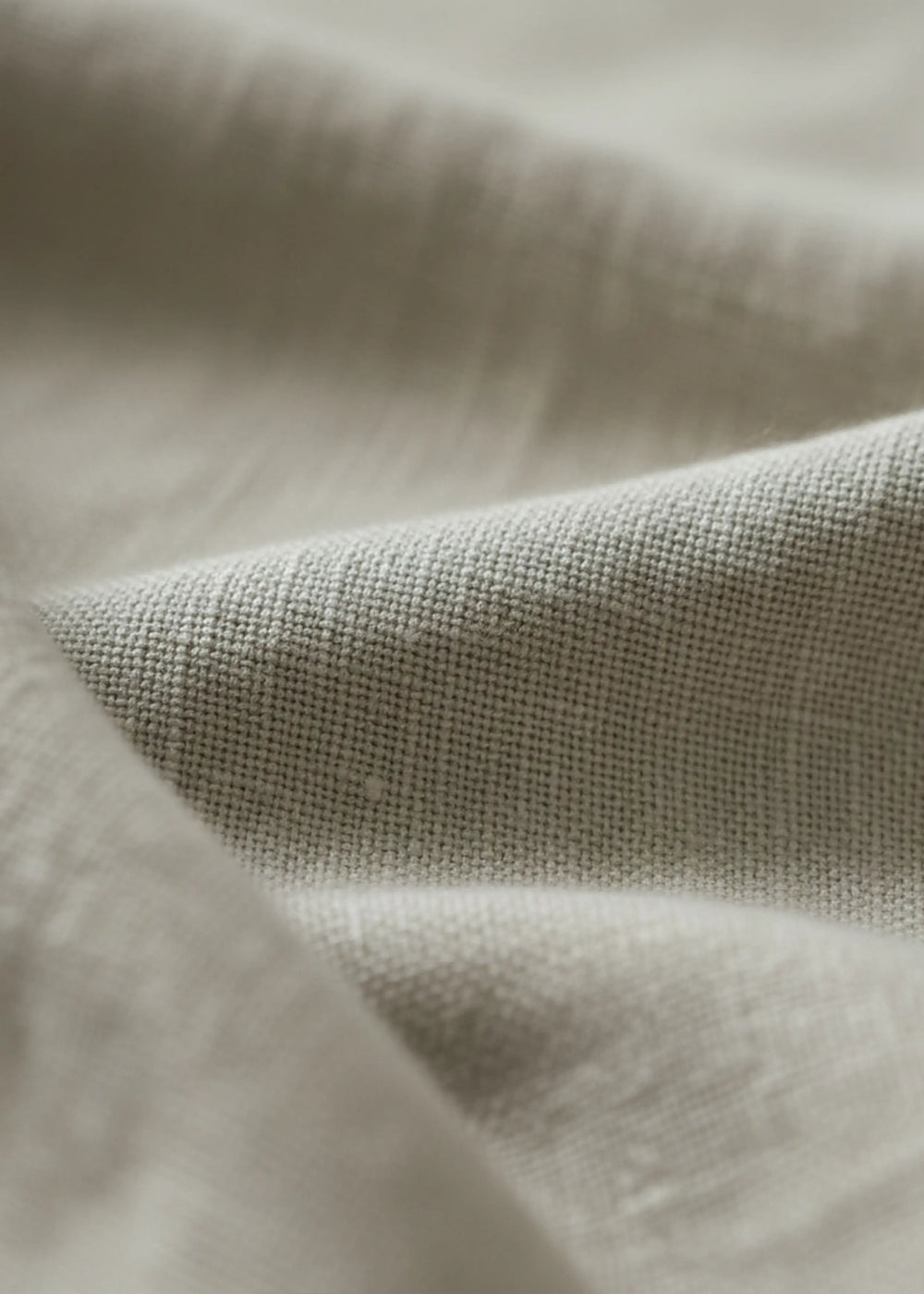 Craig Pure Linen V-Neck Mandarin Collar Shirt for Men - gallery