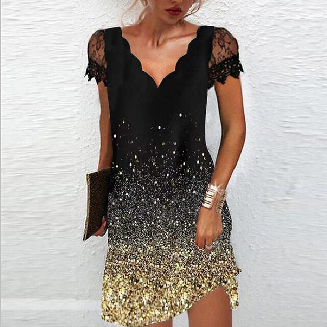 Embellished Occasion Dress with Intricate Detailing