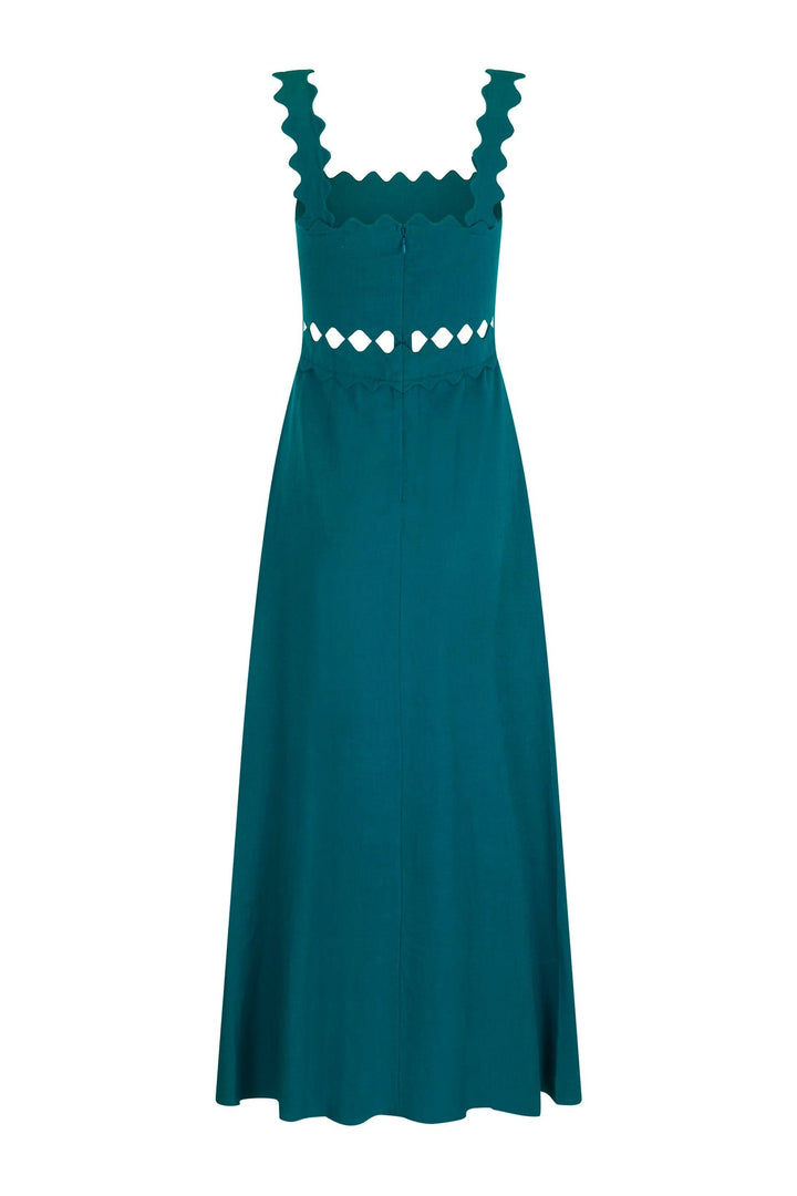 Evelyn Dress In Jade — gallery