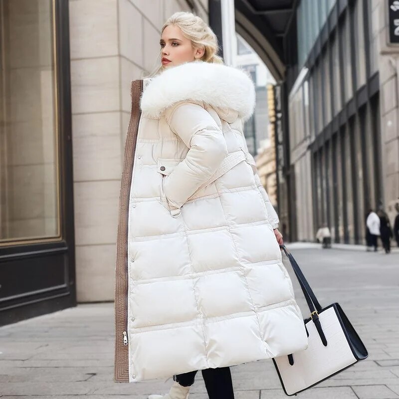 Longline Parka Coat in a Clean, Elongating Cut