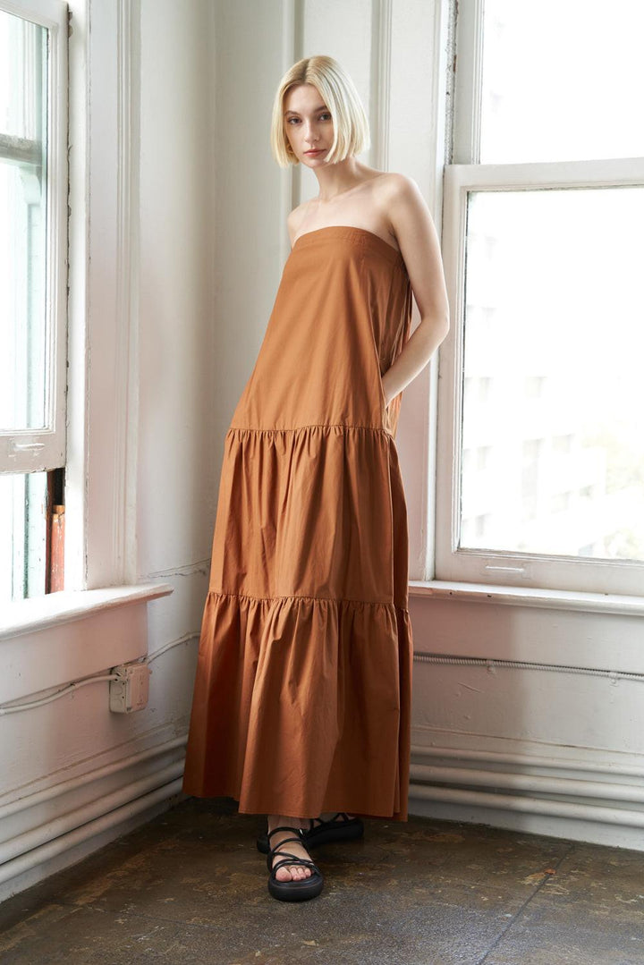 GIRLS JUST WANNA HAVE WOVEN MAXI DRESS — gallery