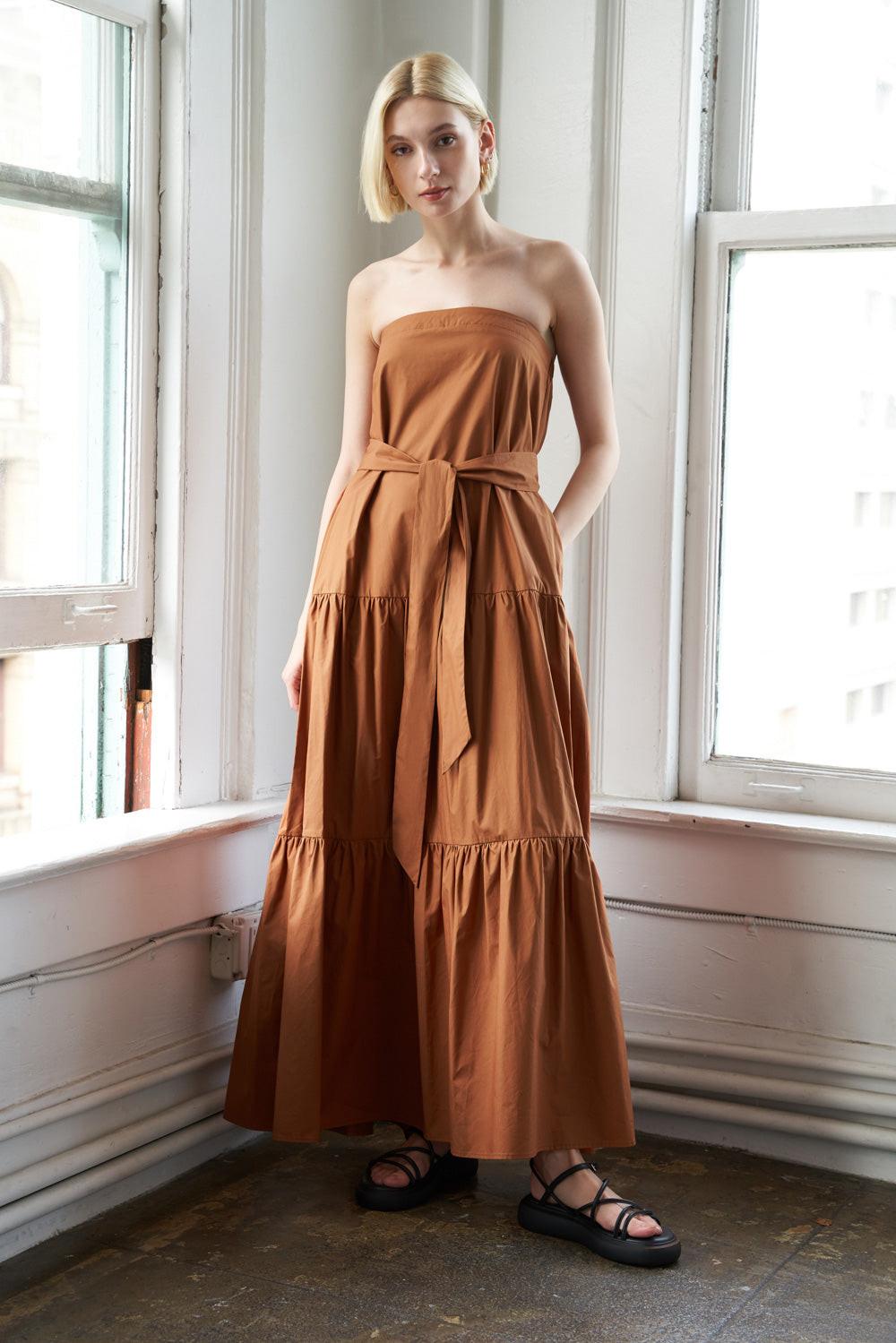 GIRLS JUST WANNA HAVE WOVEN MAXI DRESS — gallery